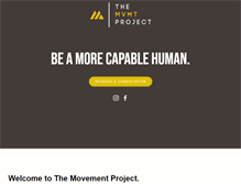 Tablet Screenshot of mvmtproject.com